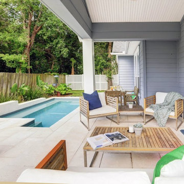 Paradise Preserve | Atlantic Beach Contemporary Backyard