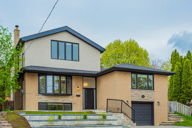 Inspiration for a modern exterior home remodel