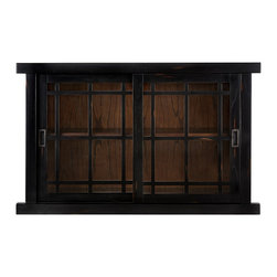 Spencer Small Black Bookcase - Bookcases