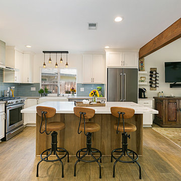 Carlsbad Kitchen Renovation with Exposed Wood Beam