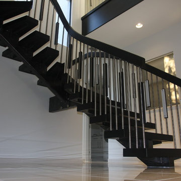 LED Balusters - Raw Metal Stringer