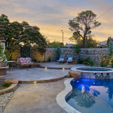 Hillside Backyard Renovation El Paso