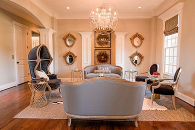 Elegant living room photo in Atlanta