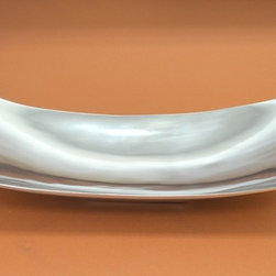 Aluminum Southwest Beaded  Rectangular 17" Tray - Serving Trays