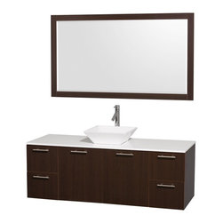 Amare Wall Mounted Bathroom Vanities Sets - Bathroom Vanities And Sink Consoles