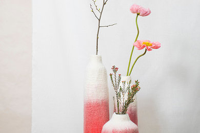 Set de 3 cache vases / Set of 3 vase covers