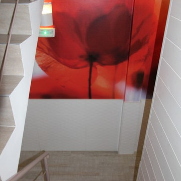 Habillage d'un couloir d'entrée