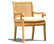 11-Piece Outdoor Teak Dining Set, 117" Extension Oval Table, 10 Giva Arm Chairs