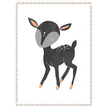 Boho Deer 18x24  Children's Wall Art Poster