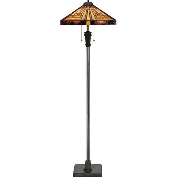 Quoizel TF885F Two Light Floor Lamp Stephen Vintage Bronze
