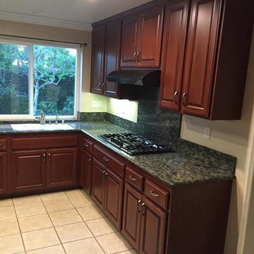 Traditional Cherry Wood Cabinets
