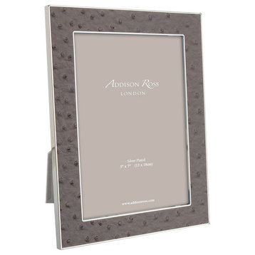 Addison Ross Faux Ostrich Picture Frame Twilight, 5x7