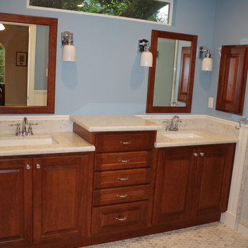 River Oaks Traditional Master Bath