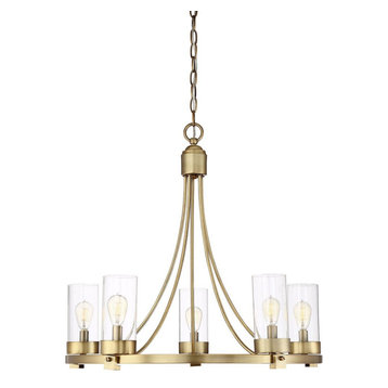 brushed brass chandeliers