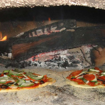 The Szafarski Family Wood Fired Brick Pizza Oven in California