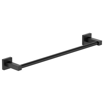 Duro 24 inch Towel Bar with Mounting Hardware, Matte Black