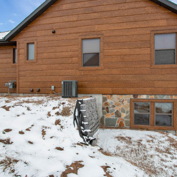 Concrete Log Siding Homes