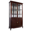 consigned Chinese Antique Carved Rosewood Display/Curio Cabinet