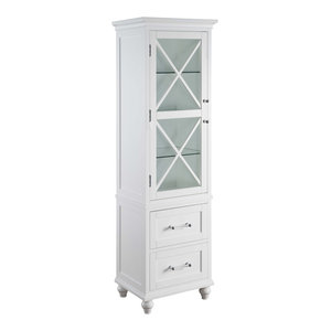 Grayson 18 Linen Cabinet Transitional Bathroom Cabinets By