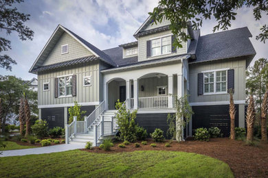 Transitional exterior home photo in Charleston