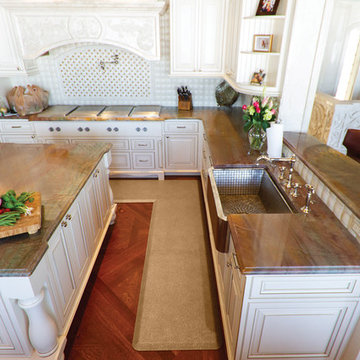 Granite PuzzlePiece L-Series WellnessMat in Copper