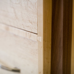 Birdseye Maple and Walnut Tansu Chest - Products