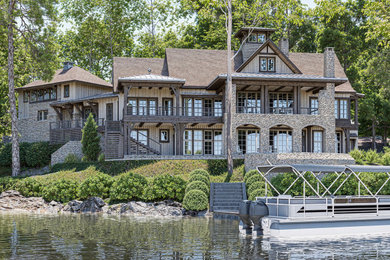 Example of an exterior home design in Other