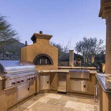 outdoor kitchen
