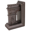 Dark Brown Arc De Triomphe Bookends, Set