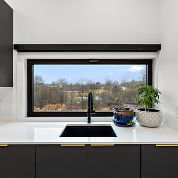 Modern Home in Farmland Setting