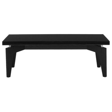 Foster Retro Lacquer Floating Top Coffee Table Black