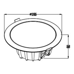 LED down light structure - Ceiling Lighting