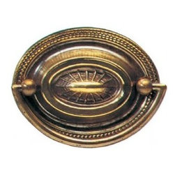 Oval Plate Handles - Cabinet And Drawer Handle Pulls