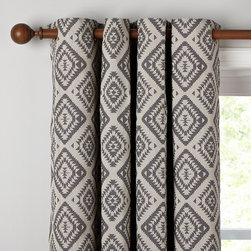 John Lewis Native Weave Lined Eyelet Curtains - Curtains