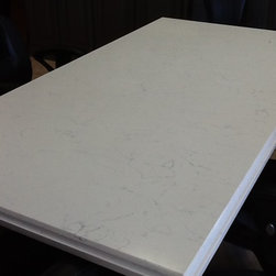 Pompeii Quartz - White Lightning - Kitchen Countertops