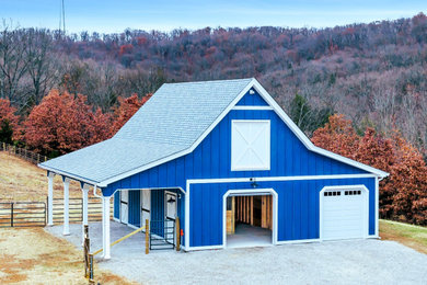 Example of a small cottage detached barn design in St Louis