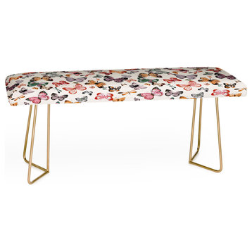 Deny Designs Ninola Design Butterfly Wings Countryside Bench
