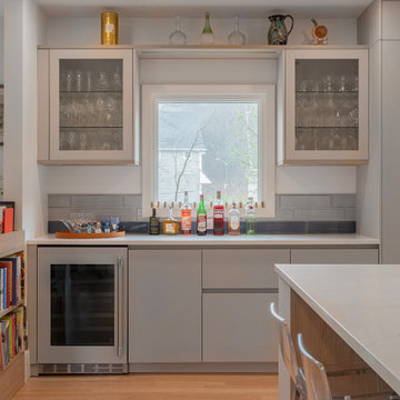 Elegant, Nature-Infused Modern Kitchen in Winchester, MA