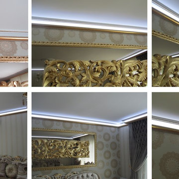 Lighting crown moulding
