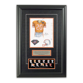 Framed Evolution History Tampa Bay Buccaneers Uniforms Print