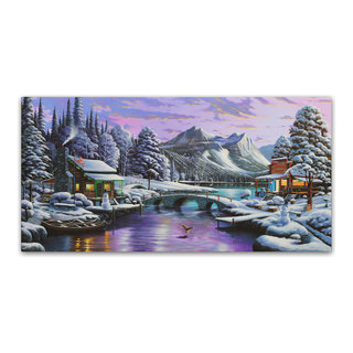 Geno Peoples 'White Christmas' Canvas Art, 19