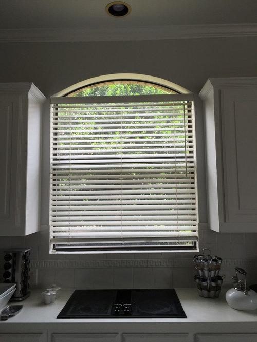 Vent hood infront of window