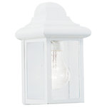 Generation Lighting Collection - Sea Gull Lighting 1-Light Outdoor Lantern, White - Blubs Not Included