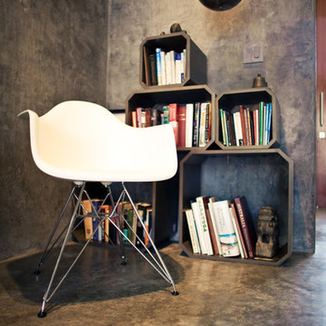 Reading Nook Beneath Staircase