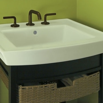 Green with Powder Room Envy