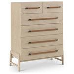 Meridian Furniture - Kaya Bedroom Furniture, Natural, Chest - Indulge in the allure of the natural Kaya Chest by Meridian Furniture. Its captivating design, luxurious natural finish and vegan leather handles will elevate any space with effortless elegance. Crafted with precision and durability in mind, this stunning piece becomes the focal point of gatherings, fostering moments of connection and warmth. Embrace sophistication and style with the Kaya Chest, a testament to exquisite taste and timeless beauty.