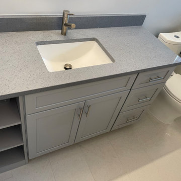 Fairfax Bathroom - Grey and White