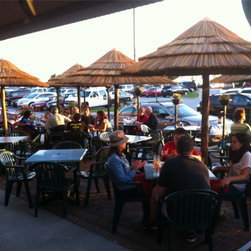 Natural Reed Thatch Umbrella - Outdoor dining - Outdoor Umbrellas