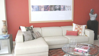 Modern High Rise Living Room/Casa de Rita, Miami FL