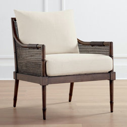 Aiden Cane Chair - Armchairs And Accent Chairs